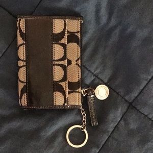 Coach key chain/coin purse